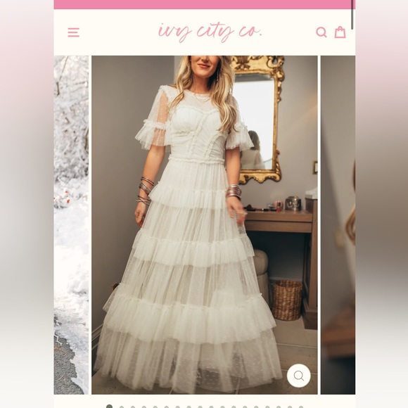 Ivy City Co Dresses & Skirts - Ivy City Co Whimsical Dress- White